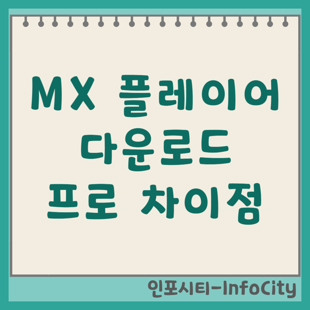 MX 플레이어 (프로) 다운로드 방법과 차이점 (2025년 최신) 썸네일