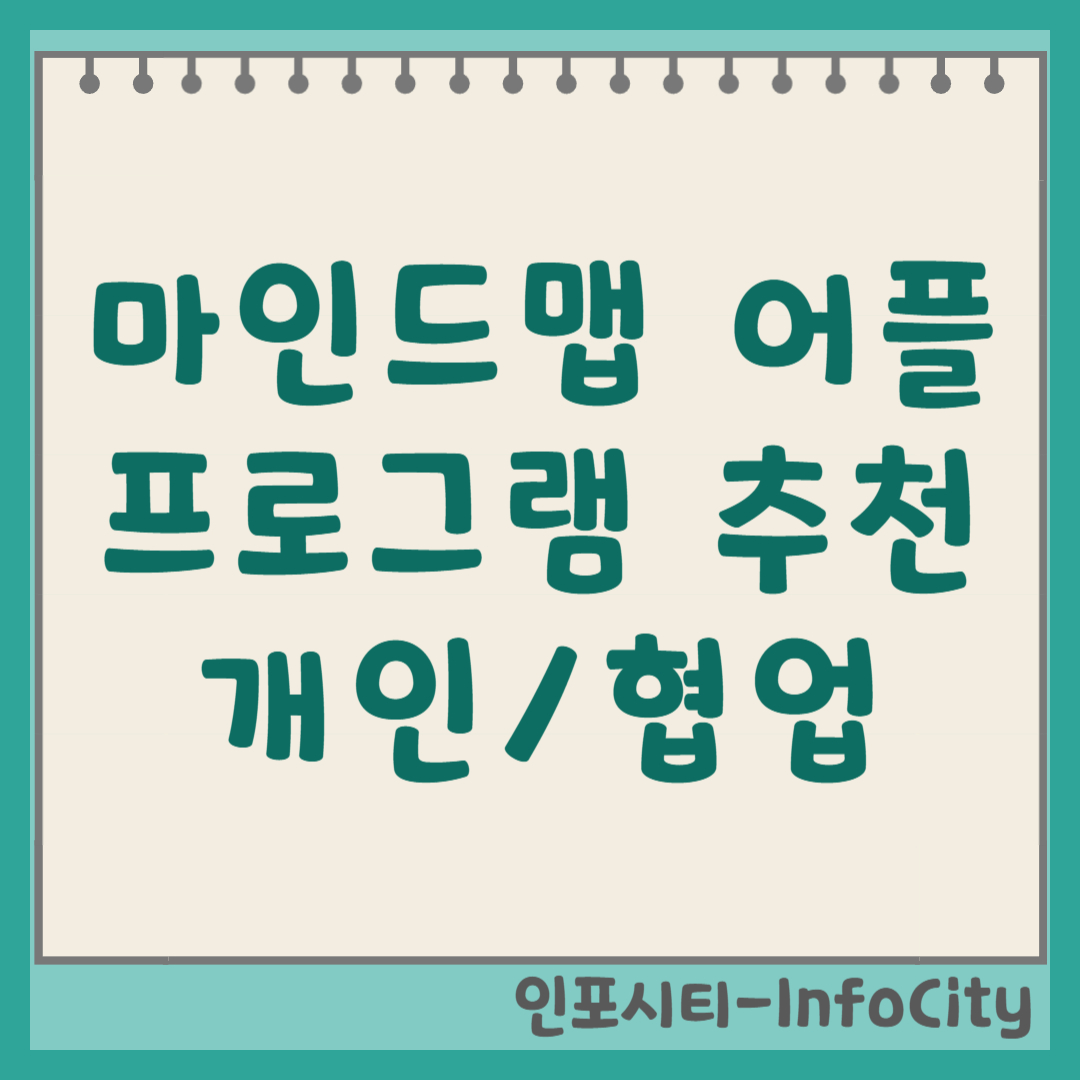 마인드맵 어플 및 프로그램 추천 (개인/협업용 총정리) 썸네일