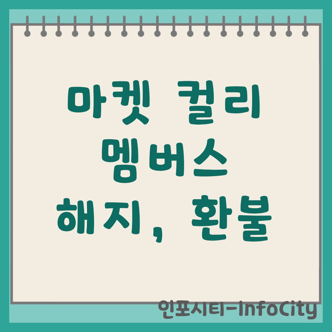 마켓 컬리 멤버스 해지 및 환불 방법 완벽 가이드 멤버쉽